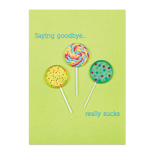 "Saying Goodbye" Greeting Card